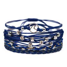 Charming Shark Ocean Life Stack Bracelet