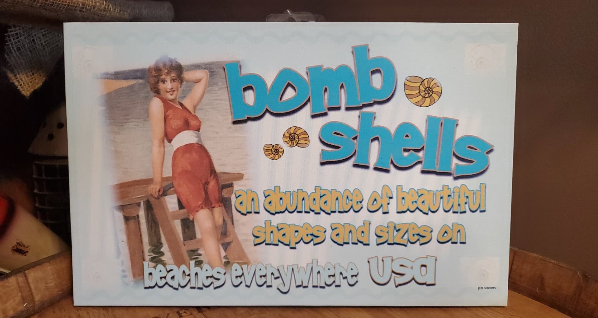 Bombshell Ad Canvas