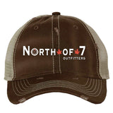 North of 7 Outfitters Distressed Mesh-Back Cap