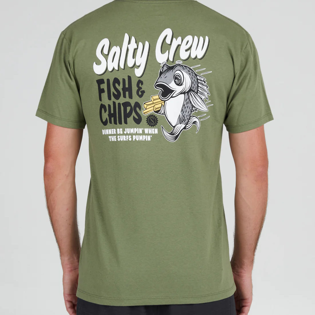 SALTY CREW Fish and Chips Premium Tee