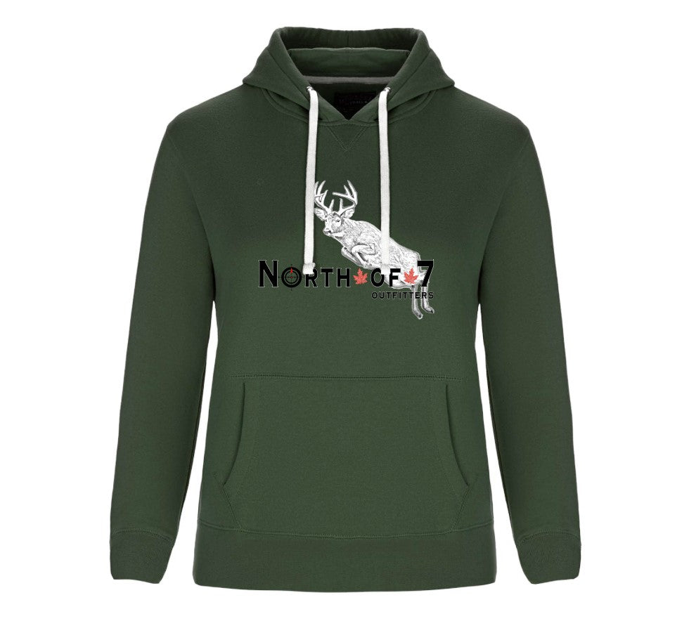 North of 7 Outfitters Women's Deer Pullover Hoodie