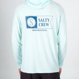 Salty Crew Mariner Sea Foam UV L/S with Hood