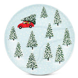 Red Car &amp; Tree Small Plate