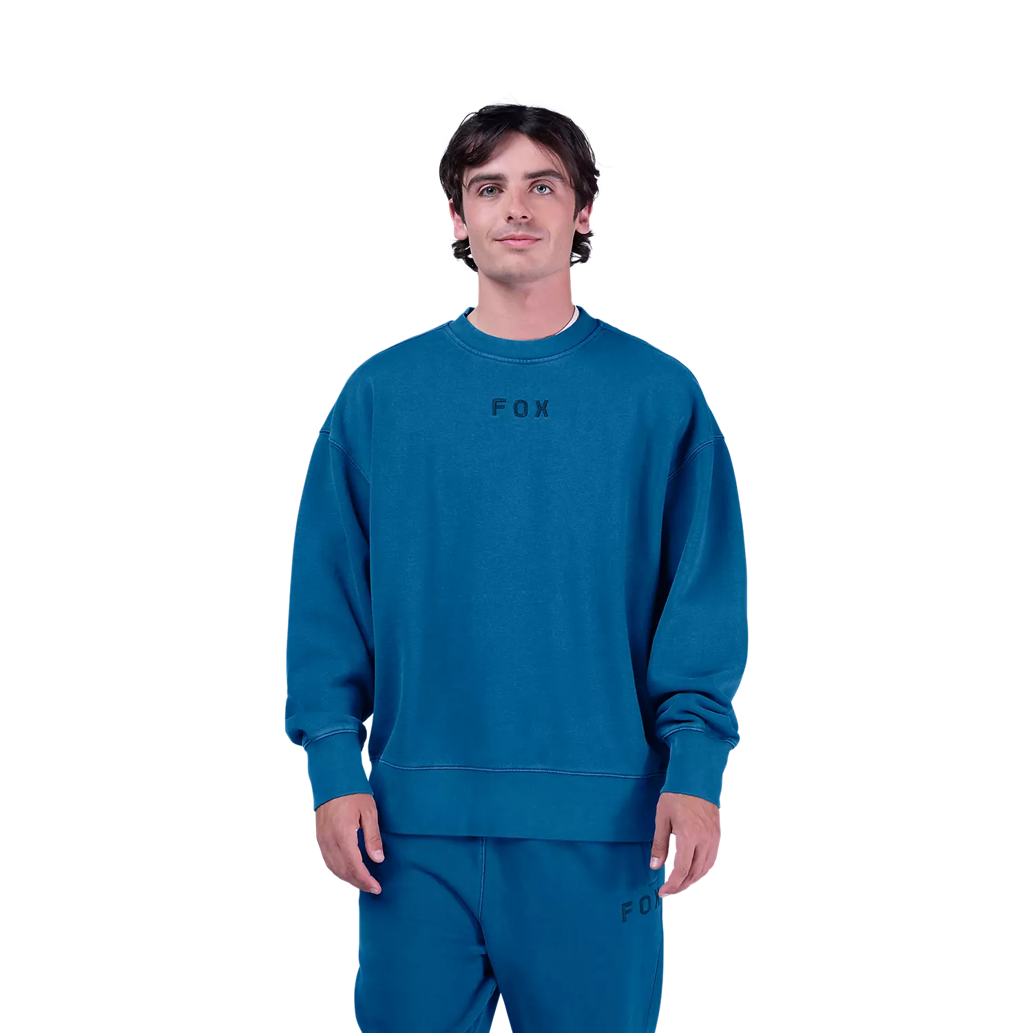 FOX Wordmark Oversized Crew Pullover