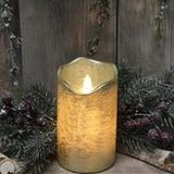 6" Flameless Gold Candle