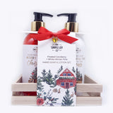 Christmas Hand Soap &amp; Lotion Gift Set with Tray