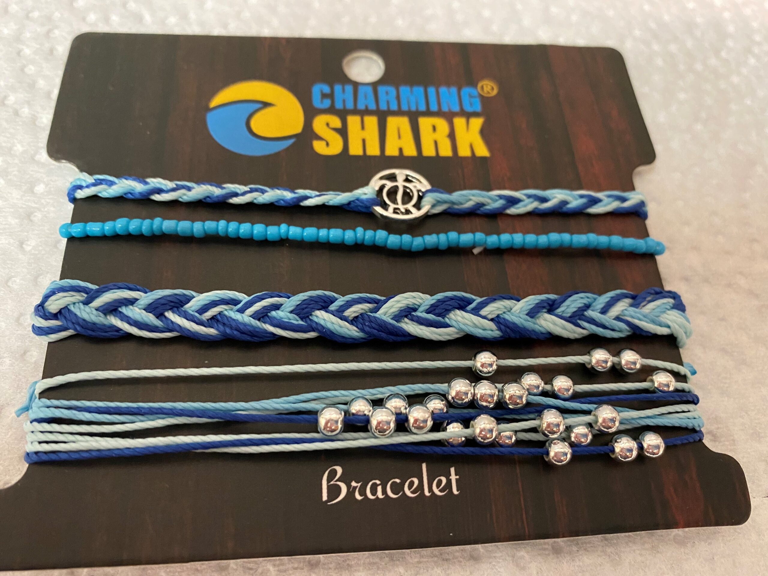 Charming Shark Ocean Life Stack Bracelet