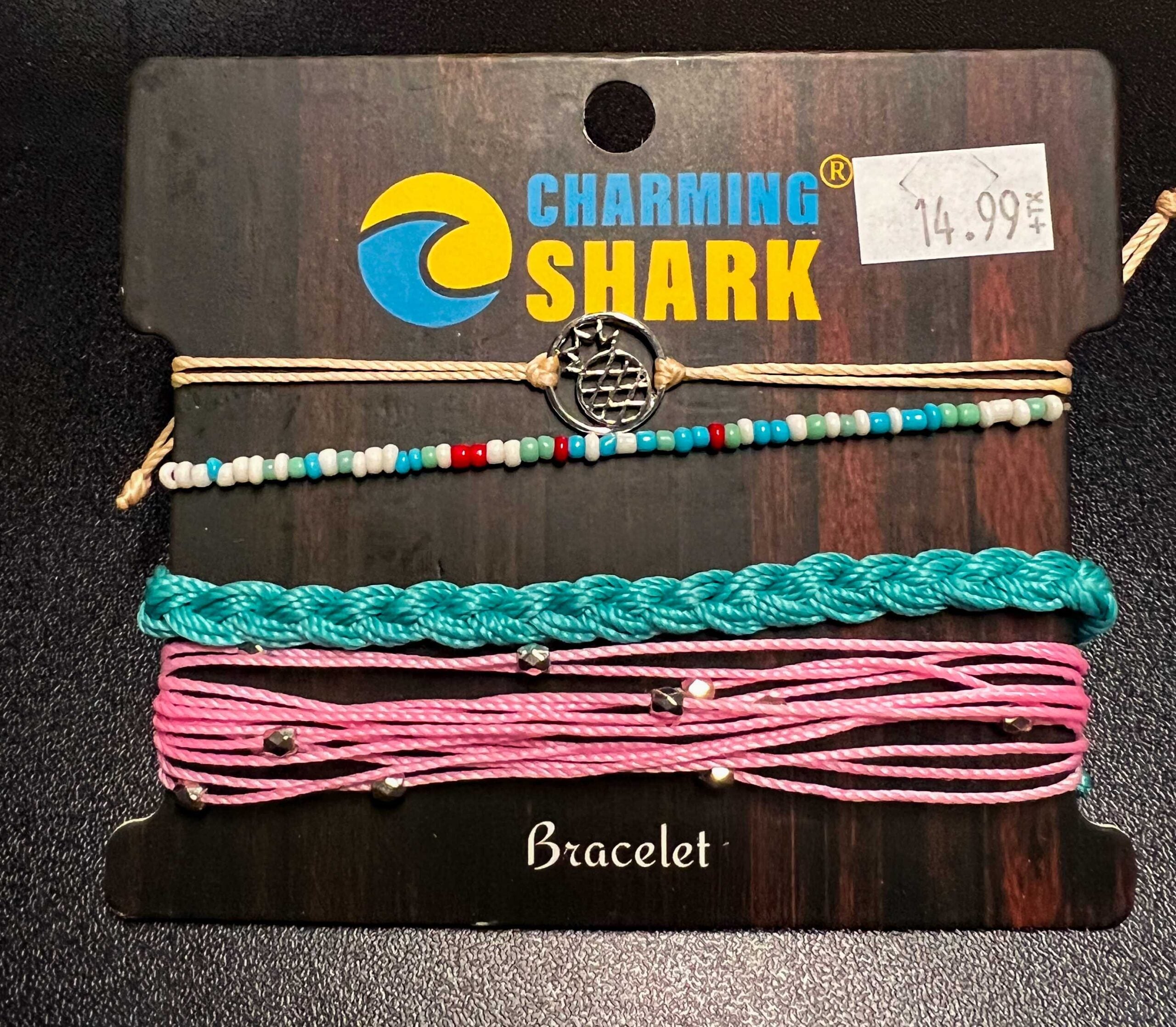 Charming Shark Ocean Life Stack Bracelet