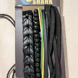 Charming Shark Mens Stack Bracelet