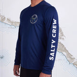 Salty Crew Blue Crabber Navy L/S Sunshirt