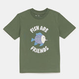 Tentree Kids "Fish Are Friends" Tee
