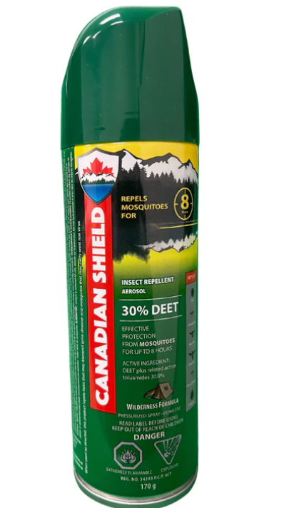 Canadian Shield Insect Repellent - 170G 30% DEET Aerosol – The Cottage