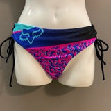 Fox Shiv Cheetah Lace up Bikini Bottom