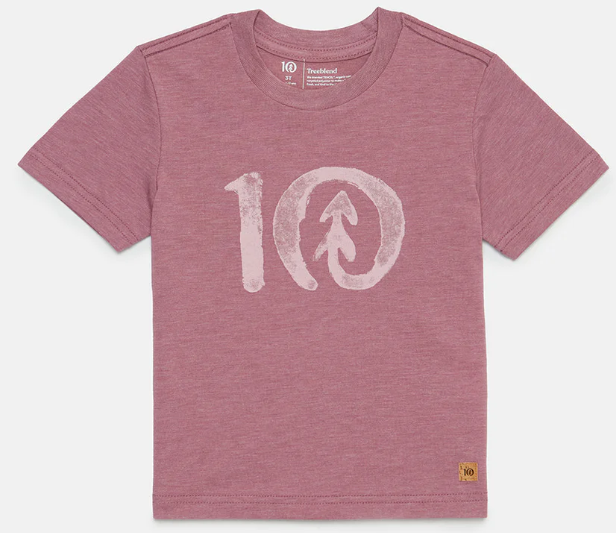 TENTREE KIDS WATERCOLOUR TEN T-SHIRT