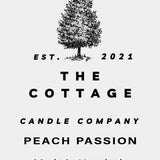 The Cottage Candle Company / PEACH PASSION 10oz. Soy Candle