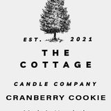 The Cottage Candle Company / CRANBERRY COOKIE 10oz. Soy Candle