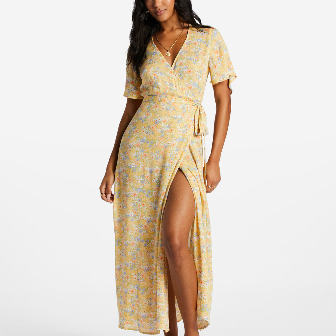 Billabong Day By Day Midi Wrap Dress