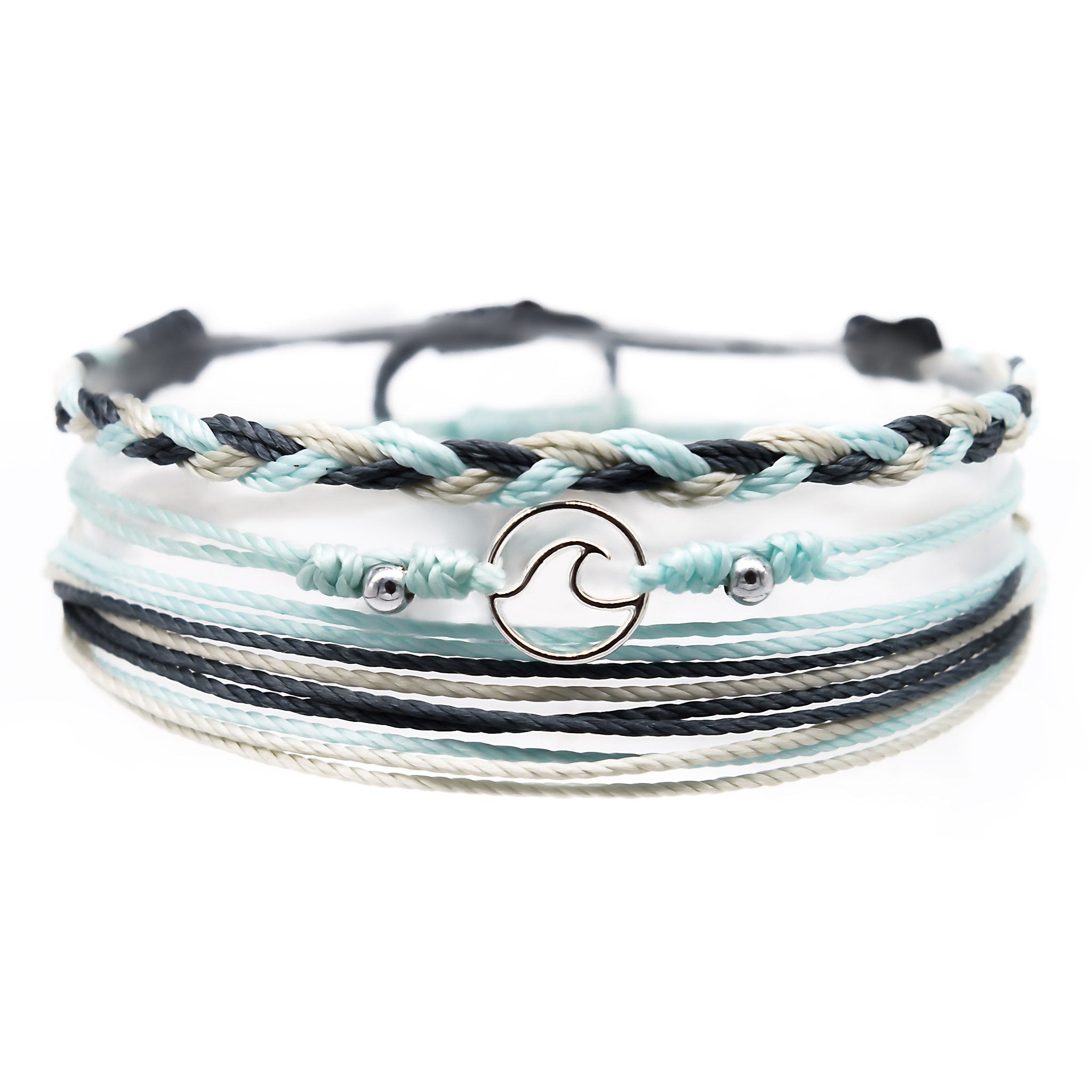 Charming Shark 3 String Stack Bracelet