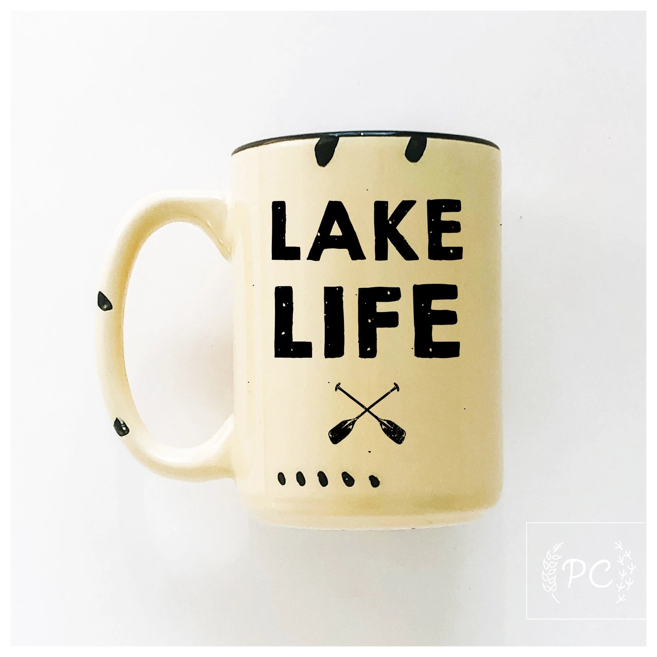 Lake - Life - Oars | ceramic mug