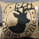 Chalet Deer Pillow