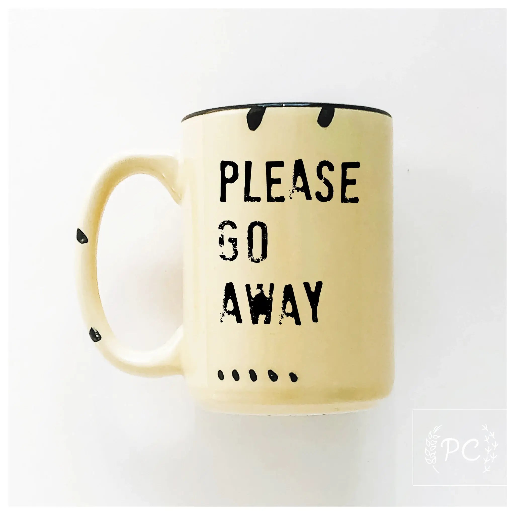 Please go away | ceramic mug