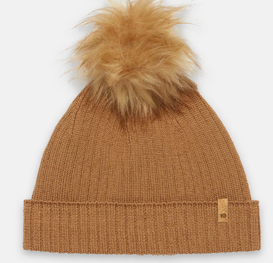 Tentree Women's Wool Faux Fur Pom Beanie