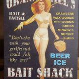 Granny Gill's Bait And Tackle Pinup Canvas