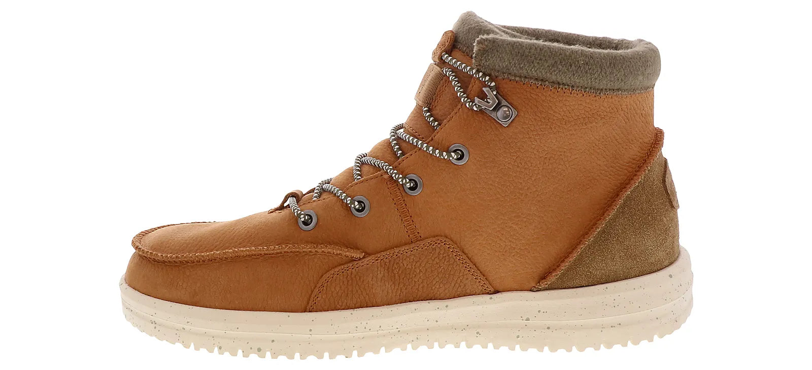 HEYDUDE Leather Bradley Boot - Brown