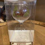 Woodland Animal Wine Glass