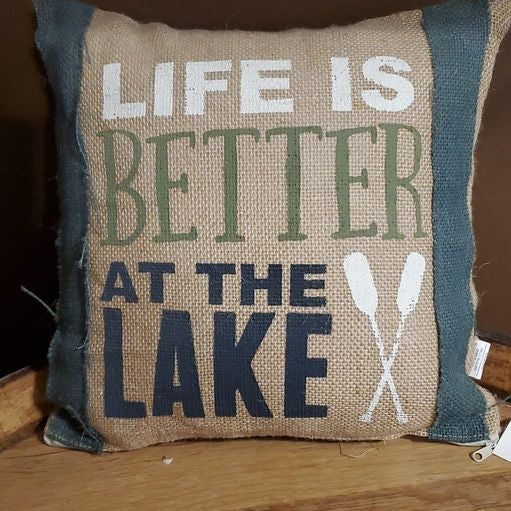 Burlap Pillow