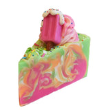 Indulgence Bath Bakery Rainbow Sherbet Soap Cake Slice