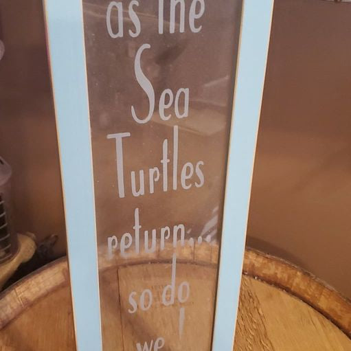 Glass Sea Sayings Wall Art