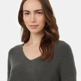 Tentree Fuzzy V-Neck Sweater
