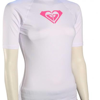 Roxy Whole Hearted Short Sleeve UPF 50 Rash guard